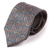 Gregor Blue Medallion IMS Tie - Tie Doctor